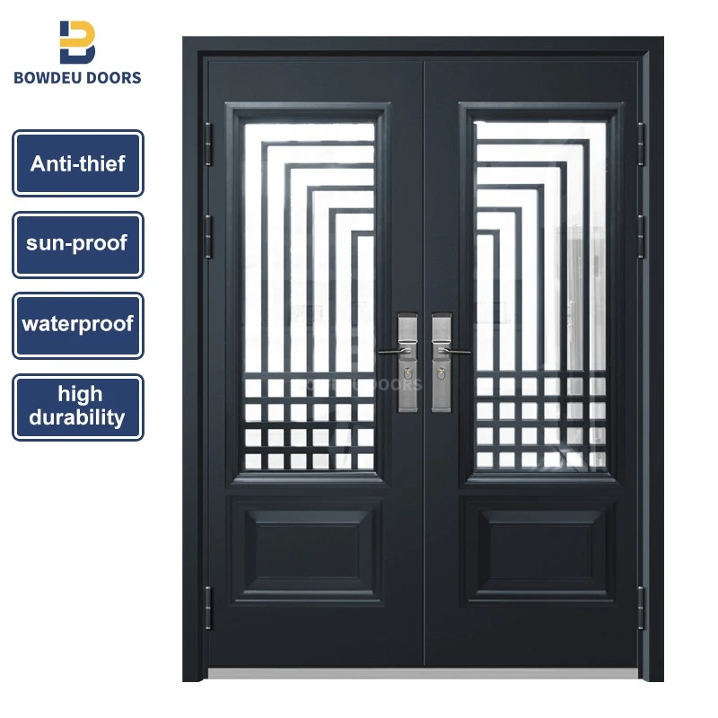 Metal Double Front Doors factory